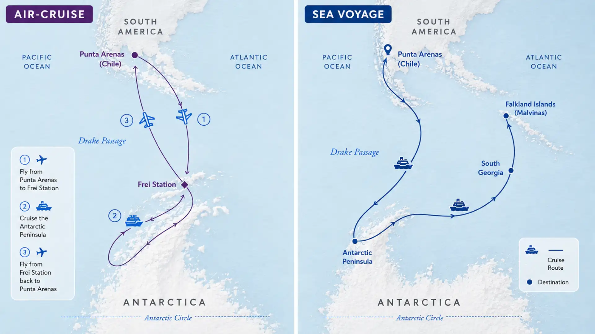 Antarctica21 Cruise Itinerary